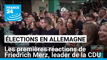 Élections en Allemagne : les premières réactions de Friedrich Merz, leader de la CDU