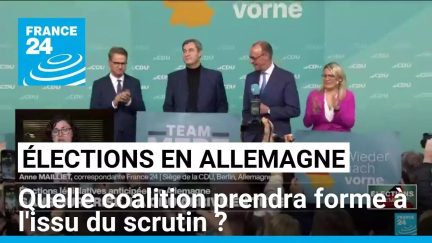 Élections en Allemagne : quelle coalition prendra forme à l'issu du scrutin ? • FRANCE 24