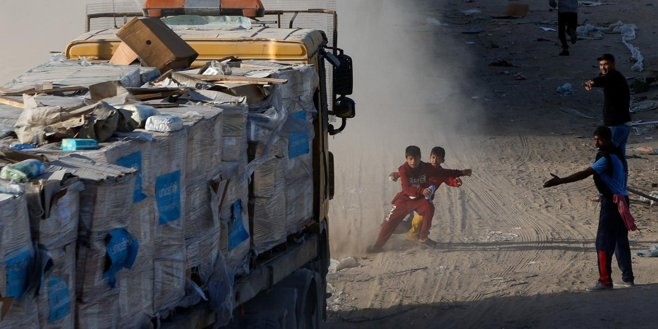 En direct, cessez-le-feu dans la bande de Gaza : plus de 630 camions d’aide humanitaire sont entrés dans l’enclave dimanche, annonce le chef de l’ONU