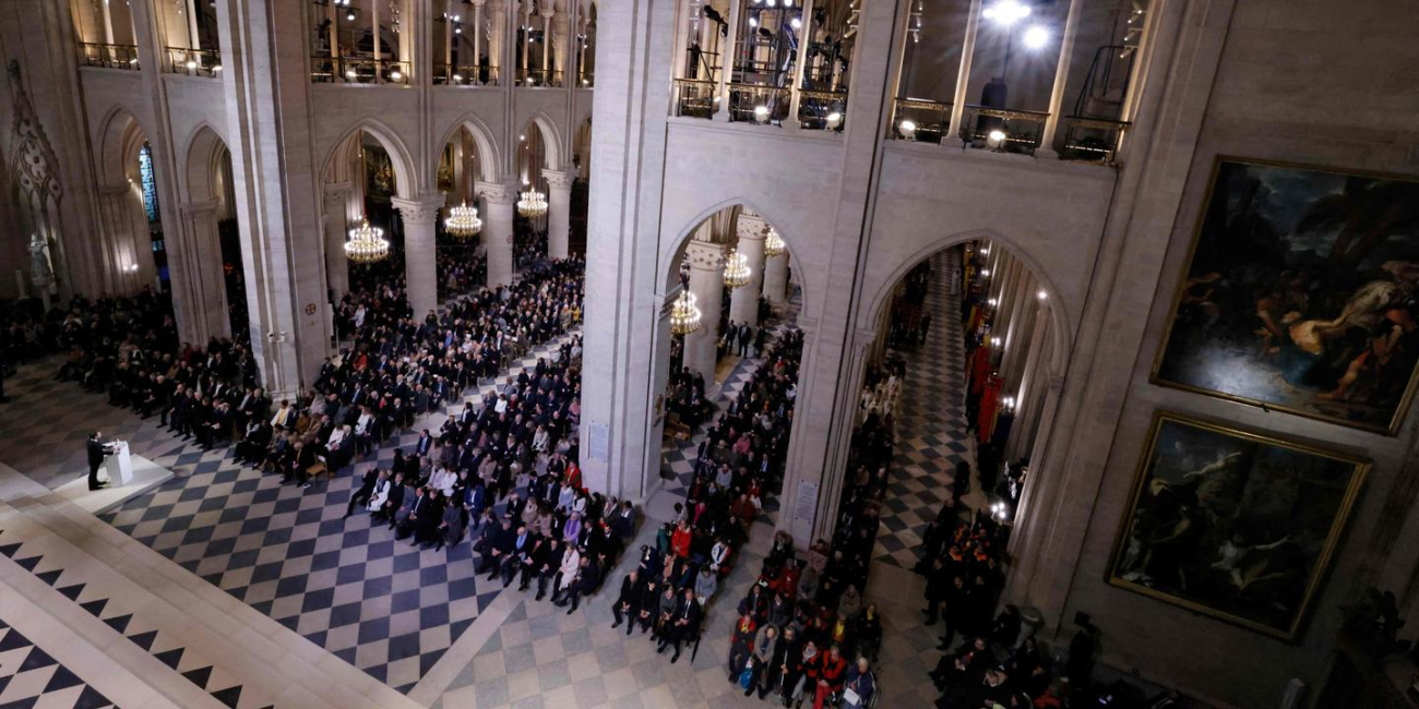 En direct, Notre-Dame de Paris : la cathédrale est officiellement réouverte, Emmanuel Macron exprime la « gratitude de la nation française »