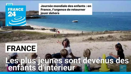 En France, les plus jeunes sont devenus des "enfants d'intérieur", alerte le HCFEA • FRANCE 24