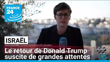 En Israël, le retour de Donald Trump suscite de grandes attentes • FRANCE 24