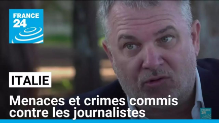 En Italie, menaces et crimes commis contre les journalistes • FRANCE 24