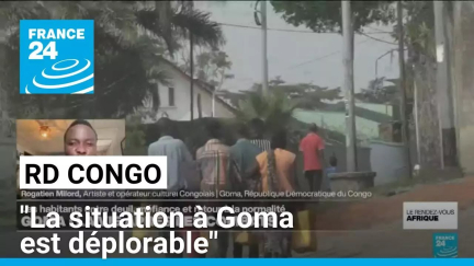 En RD Congo, "la situation à Goma est déplorable" raconte cet artiste Congolais • FRANCE 24