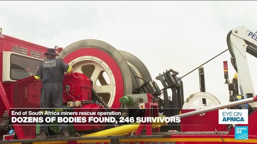 End of miners rescue operation in South Africa: dozens of bodies found, 246 survivors