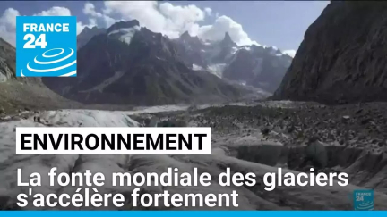 Environnement : la fonte mondiale des glaciers s'accélère fortement • FRANCE 24