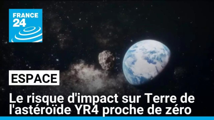 Espace : le risque d'impact sur Terre de l'astéroïde 2024 YR4 désormais proche de zéro