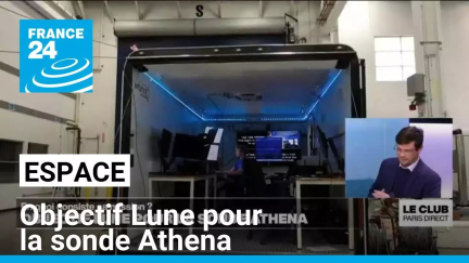 Espace : objectif Lune pour la sonde Athena • FRANCE 24