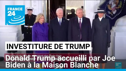 États-Unis : Donald Trump accueilli par Joe Biden à la Maison Blanche • FRANCE 24