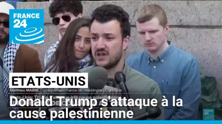 Etats-Unis : Donald Trump s'attaque à la cause palestinienne • FRANCE 24