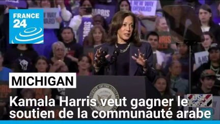 États-Unis : Harris veut gagner le soutien de la communauté arabe dans le Michigan • FRANCE 24