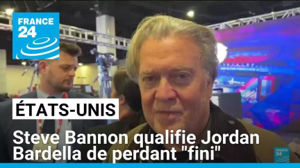 États-Unis : Steve Bannon qualifie Jordan Bardella de perdant "fini" • FRANCE 24