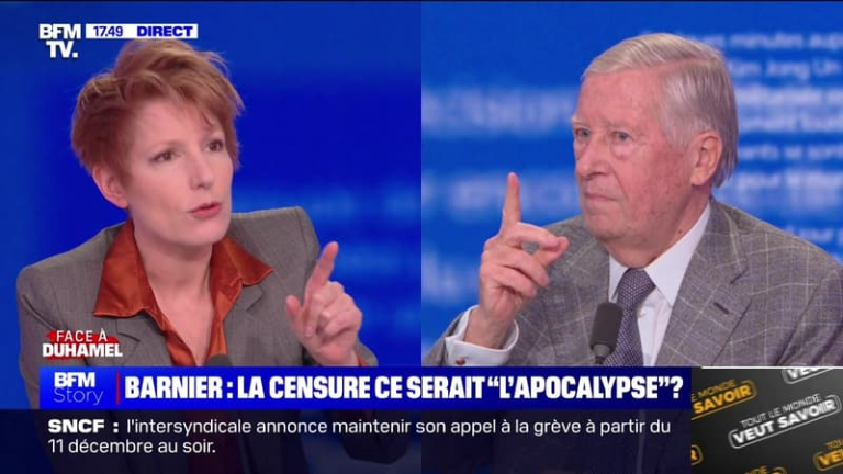 Face à Duhamel : Natacha Polony - Barnier, la censure ce serait "l'apocalypse" ? - 25/11