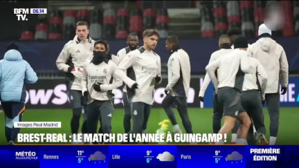 Football: le club de Brest affronte le Real Madrid à Guingamp