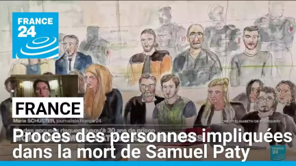 France : début du procès des personnes impliquées dans la mort de Samuel Paty • FRANCE 24