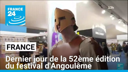 France : dernier jour de la 52ème édition du festival emblématique d'Angoulême • FRANCE 24