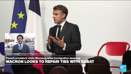 France's Macron looks to repair ties with Morocco on state visit