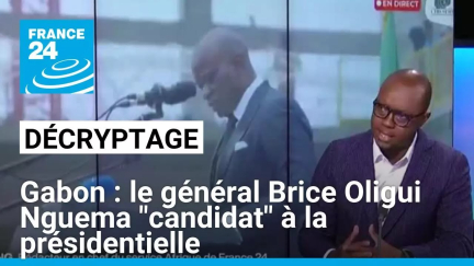 Gabon : le général Oligui Nguema "candidat" à la présidentielle du 12 avril • FRANCE 24