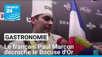 Gastronomie : le français Paul Marcon décroche le Bocuse d'Or • FRANCE 24