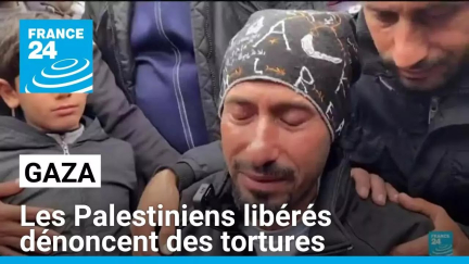 Gaza : les Palestiniens libérés dénoncent des tortures • FRANCE 24