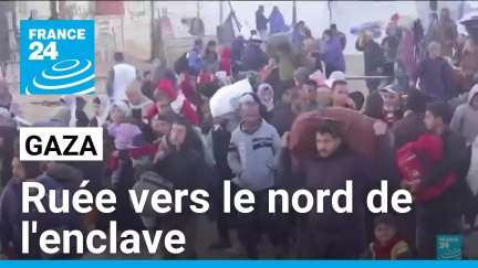 Gaza : ruée vers le nord de l'enclave • FRANCE 24