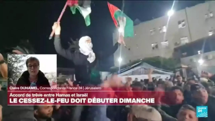 Gaza : "Une joie teintée d'angoisse que ce cessez-le-feu ne tienne pas" • FRANCE 24