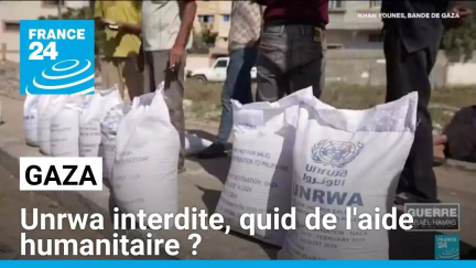 Gaza : Unrwa interdite, quid de l'aide humanitaire ? • FRANCE 24