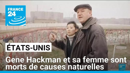 Gene Hackman et sa femme sont morts de causes naturelles, selon l'enquête • FRANCE 24