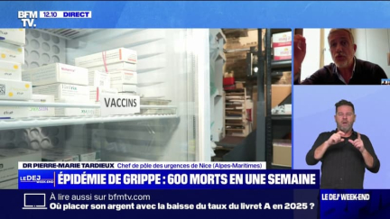 Grippe: "Nous sommes en réunion de crise tous les jours", déclare le chef de pôle des urgences de Nice