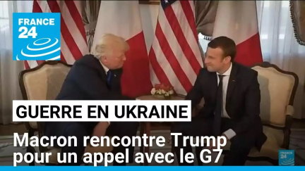 Guerre en Ukraine : Macron rejoint Trump à la Maison-Blanche pour un appel avec le G7 • FRANCE 24