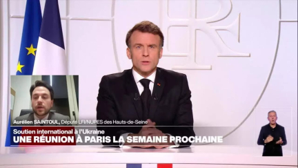 Guerre en Ukraine : Saintoul remet en cause "les réalités de la politique" de Macron • FRANCE 24