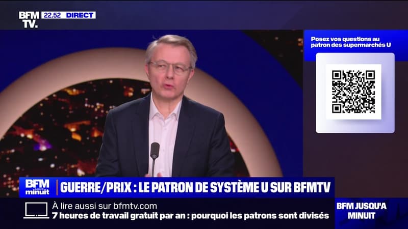 Guerre/prix : le patron de Système U sur BFMTV - 21/01