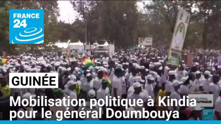 Guinée : mobilisation aux allures de campagne électorale pour le général Doumbouya • FRANCE 24