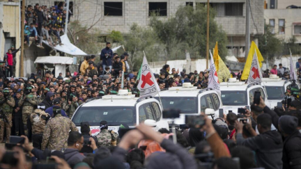 Hamas hands over dead hostages as Palestinians leave Israeli prison