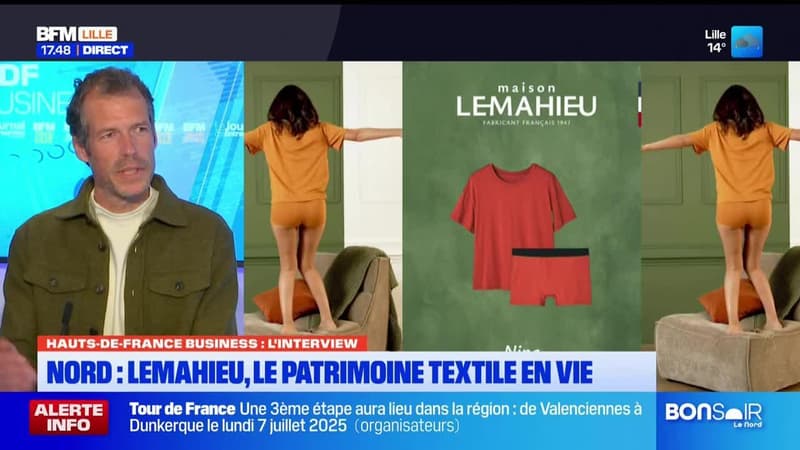 Hauts-de-France Business du mardi 29 octobre - Nord : Lemahieu, le patrimoine textile en vie