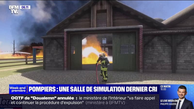 Hérault: une salle de simulation dernier cri pour préparer les pompiers à tous les types d'opérations