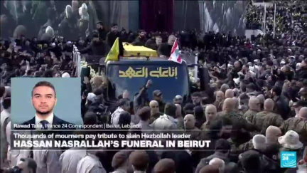 Hezbollah leader Hassan Nasrallah’s funeral in Beirut, five months after death