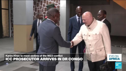 ICC prosecutor arrives in DR Congo amid conflict in the east