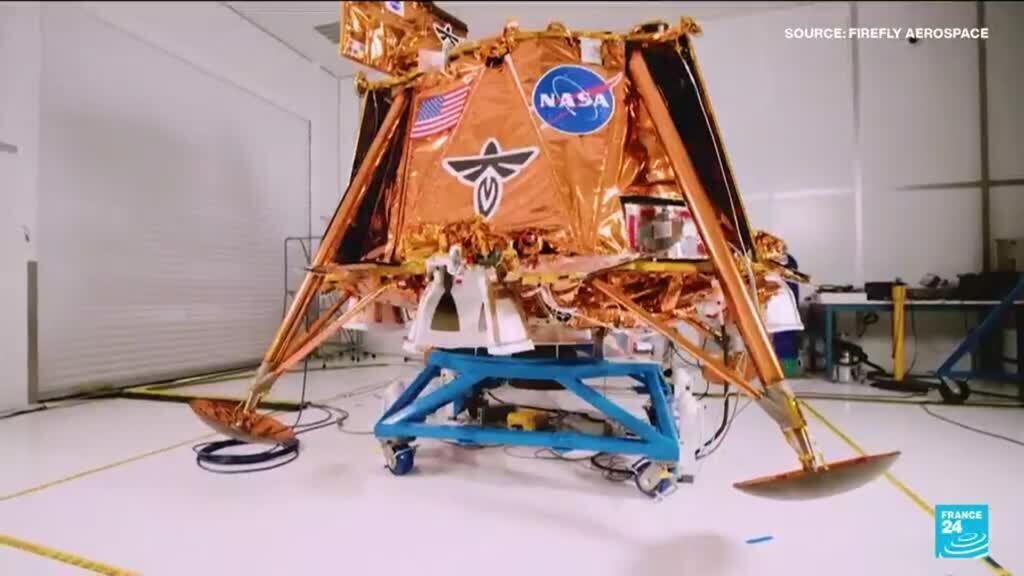 In first, commercial lunar lander touches down on moon