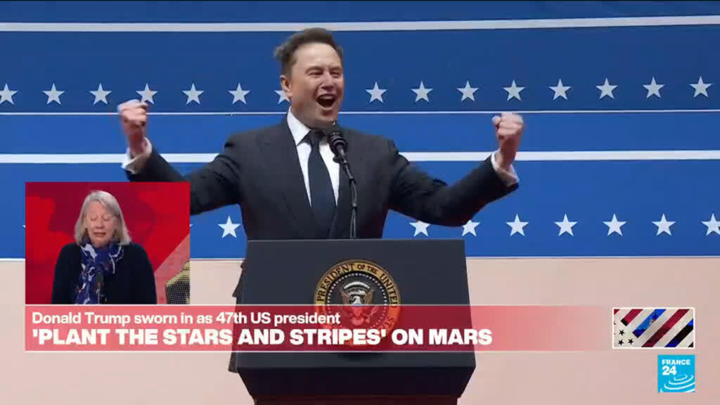 Inauguration Day: Musk's strange gesture to crowd of supporters