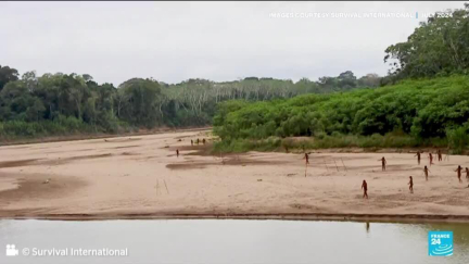 Indigenous man returns to tribe in Amazon rainforest