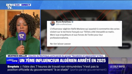 Influenceur algérien arrêté: "Ça doit tous nous alerter les appels à la violence qui se multiplient sur les réseaux sociaux", déclare Béatrice Bellay (Socialistes et apparentés)