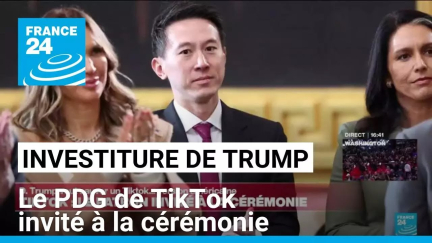 Investiture de Donald Trump : le PDG de TikTok invité à la cérémonie • FRANCE 24