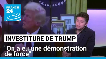 Investiture de Donald Trump : "On a eu une démonstration de force" • FRANCE 24