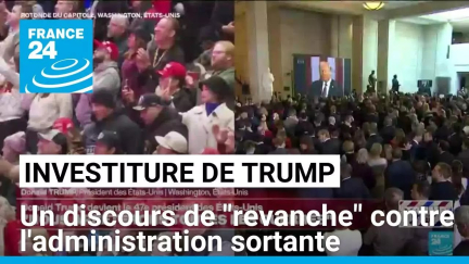 Investiture de Donald Trump : un discours de "revanche" contre l'administration sortante