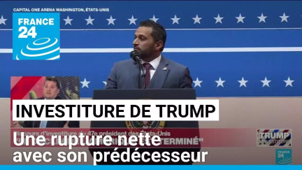 Investiture de Donald Trump : une rupture nette avec son prédécesseur • FRANCE 24