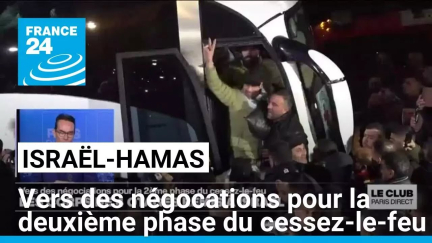 Israël-Hamas : vers des négocations pour la deuxième phase du cessez-le-feu • FRANCE 24