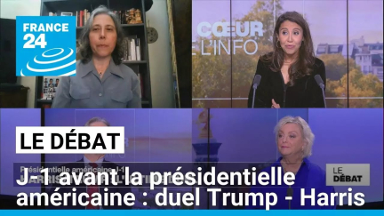 J-1 avant la présidentielle américaine : l'ultime duel entre Donald Trump et Kamala Harris