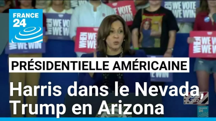 J-4 avant la présidentielle américaine : Harris dans le Nevada, Trump en Arizona • FRANCE 24