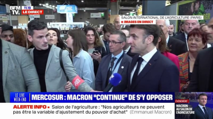 "J'ai à cœur que le Salon soit beau parce que c'est une fête": Emmanuel Macron appelle à l'apaisement des tensions pendant le Salon de l'agriculture